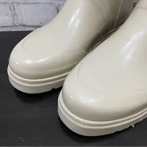 MICHAEL Michael Kors Beige Sand Textured Rubber Lugged Soles Rain Boots Size 8 thumbnail 3