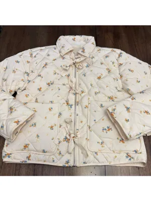 No Boundaries Quilted Bow Jacket Size Small thumbnail 3