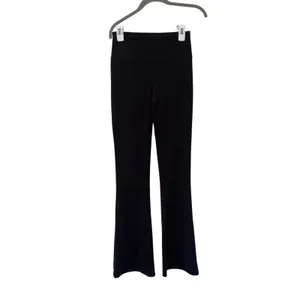 X by Gottex Women’s Black Flare Yoga Pants Size Small High Rise Stretch thumbnail 2