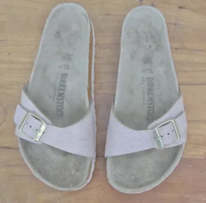 Birkenstock German Made Leather Buckle Close Slide Sandals Size 36 thumbnail 1