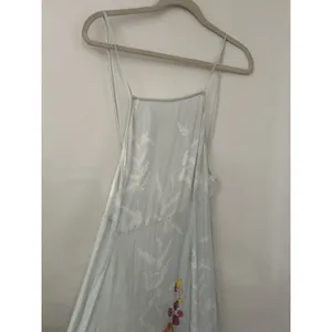 Intimately Free People Blue Floral Embrace It Maxi Dress Open Back S Square Neck thumbnail 10