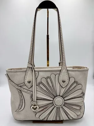 Brighton Cream Floral Medium Size Shoulder Bag thumbnail 1