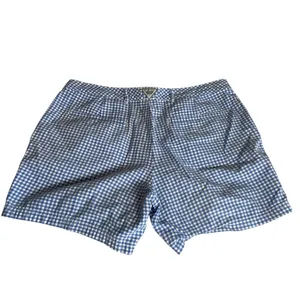 Columbia PFG Shorts Womens 14 Super Bonehead Gingham‎ Blue White Plaid Outdoor thumbnail 3