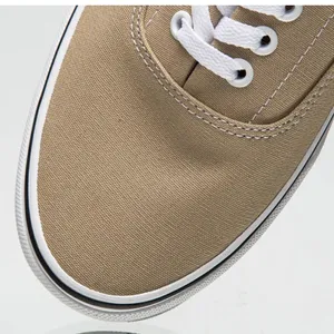 Bass Tan and White Canvas Sneakers‎ Casual Lace Up Sneakers Size 8.5 A19 thumbnail 2