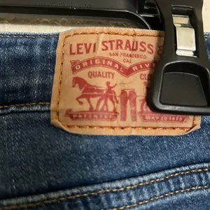 Levis Blue Skinny Jeans with Distressed Details thumbnail 7