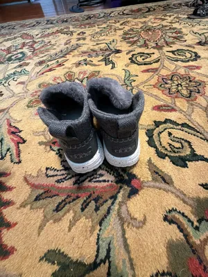 Hey Dude Women's Denny Wool Faux Shearling Boots Grey thumbnail 3