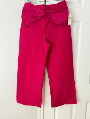 Anthropologie Maeve The Colette Bow-Waist Crop Wide-Leg Pants, Size 28 thumbnail 6