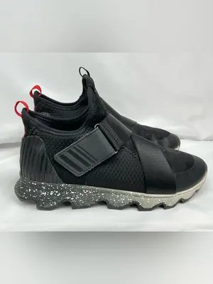 Sorel Kinetic Sneakers Black Sz 8.5 Low Top Bootie thumbnail 2