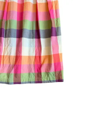 Kate Spade For Target Colorful Plaid Dress A-Line Spaghetti Strap Size Small thumbnail 4