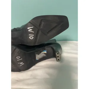 Nine‎ West Womens Black Leather Ankle Boots 10 Medium thumbnail 7