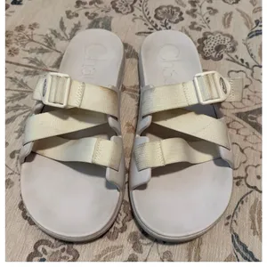 Chacos Women's Chillos Slide Sandals White Size 10 Comfort Active Slides thumbnail 2