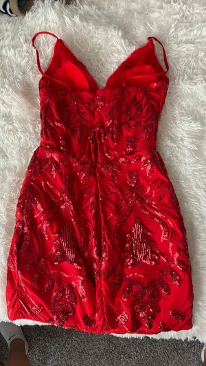 Red Homecoming Dress Size 8 thumbnail 4