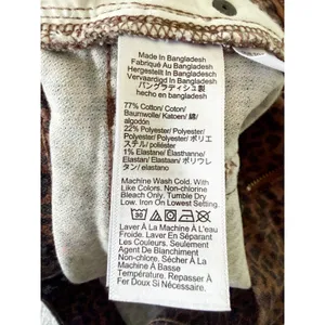 J.Crew Factory | NWOT Leopard Mid-Rise Flare Crop Jeans | Sz 26 thumbnail 9