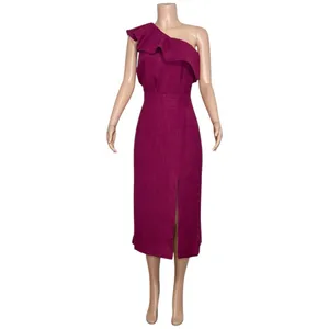 SÉZANE Elea One Shoulder Blouse, Magenta, FR40/US8 thumbnail 12