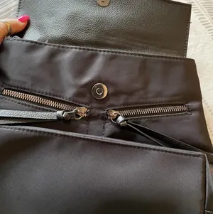 Botkier New York Black Nylon/Faux Pebbled Leather Backpack thumbnail 12