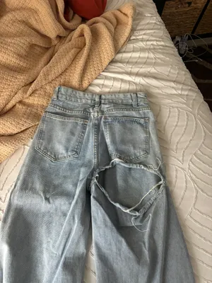 Butt Rip Denim Jeans Size 26 thumbnail 6