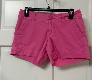 Lilly Pulitzer Bright Hot Pink Cotton Bermuda Shorts thumbnail 1