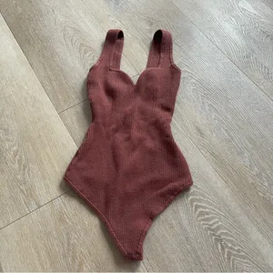 Abercrombie & Fitch Elevated Ribbed Knit Body Suit thumbnail 2