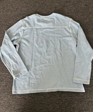 Tommy Bahama 100% cotton light blue crewneck top. Size medium. thumbnail 5