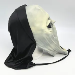 Paper Magic Group Halloween Scream Mask Vintage 2003 Hooded Skull Ghoul Adult thumbnail 5