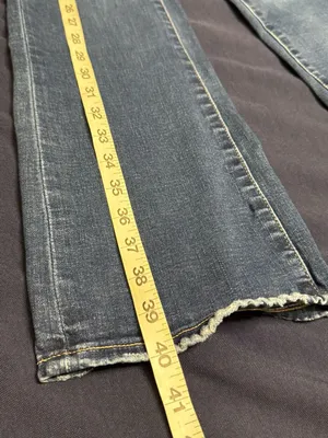 American Eagle High Rise Skinny Kick Jeans 2 Regular Stretch Frayed Hem thumbnail 10