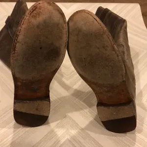 Frye Grey Distressed Paige Tall Pull-on Boots Size 8 thumbnail 6