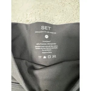 SET Active FormCloud Cloud Shorts XS Gray High Rise Seamless Bike Biker Shorts thumbnail 3