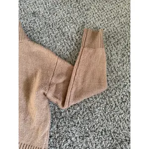 Sonoma Women's Tan Quarter Snap‎ Cropped Knit Sweater Size Small thumbnail 10