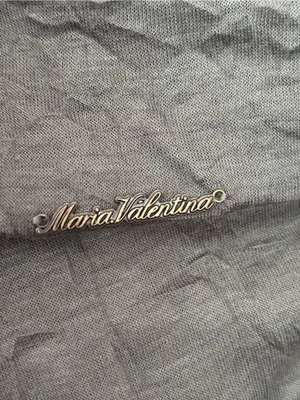 Maria Valentina Dark Olive Green Crinkle Fabric asymmetrical size small one slee thumbnail 3