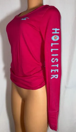 Pink Hollister Long Sleeve Top thumbnail 2