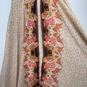 Free People Lovely Lady Maxi Skirt Size XS Asymmetrical Flowy‎ Floral Chiffon thumbnail 3