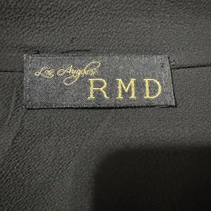 RMD Los Angeles Black Sleeveless Waterfall Duster Vest Belted Open‎ Front Small thumbnail 11