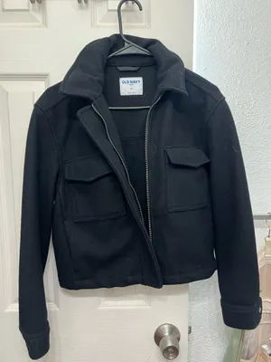Old navy black jacket thumbnail 1