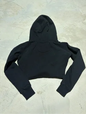 Gymshark Black Cropped Hoodie small thumbnail 7