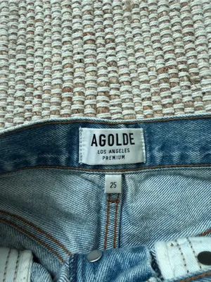 Agolde Jaden Denim Shorts Size 25 thumbnail 4