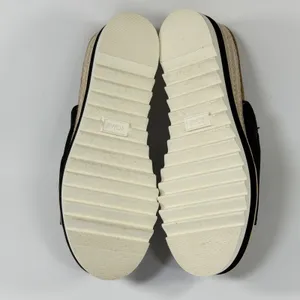 TOMS Size-8 Womens Diana Mule Platform Wedge Espadrille Black Casual Sandals thumbnail 5
