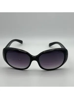 Franco Sarto Black Oversized Sunglasses with Purple Gradient Lenses thumbnail 3