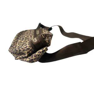 Vintage LeSportsac Leopard Print Fanny Pack Y2K Belt Bag Waist Sack Festival thumbnail 5