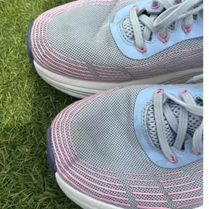 Skechers GOrun Max Cushioning Delta Womens 8.5 Blue Pink Running Shoes thumbnail 11