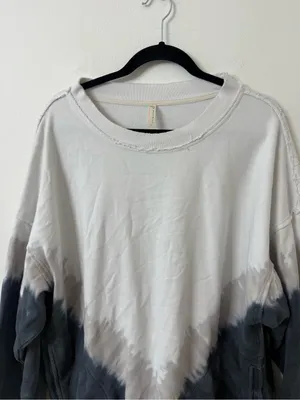 {L} Free People Movement Large Ombre Tie-Dye Metti Crew thumbnail 6