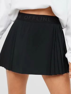 OFFLINE by Aerie Goals Logo Pleated Skort Size Medium NWOT thumbnail 1