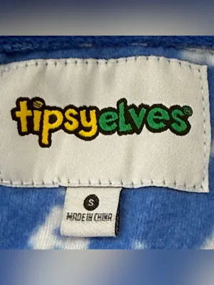 Tipsy Elves Womens Blue Hanukkah Jumpsuit Small Holiday Menorah Whimsy Cozy Fun thumbnail 10