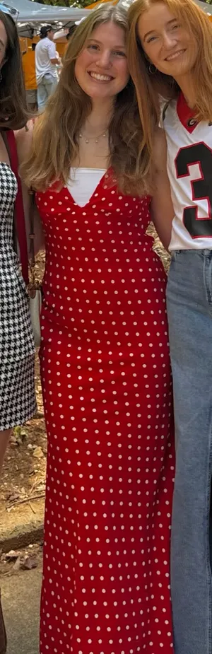 Princess Polly Polka Dot Maxi Dress thumbnail 1