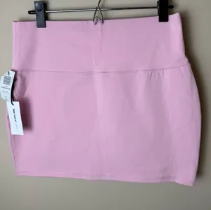 NWT TNA Aritzia Hold-It Atmosphere Mini Skirt Women Large Pink Athleisure Sporty thumbnail 1