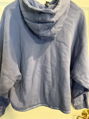 adidas Lavender Crewneck Cropped Hoodie thumbnail 11