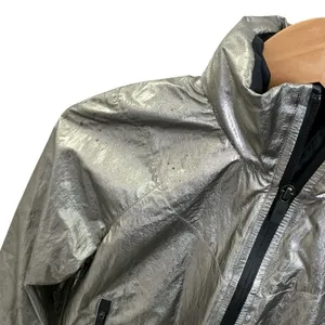 Lululemon X Barrys‎ Women's Titanium Foil Stronger As One Hooded Jacket Size 0 thumbnail 9