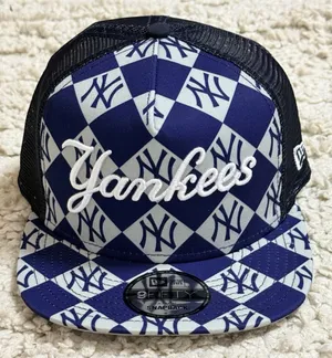 New Era New York Yankees Seeing Diamonds A-Frame Trucker 9FIFTY Snapback thumbnail 2