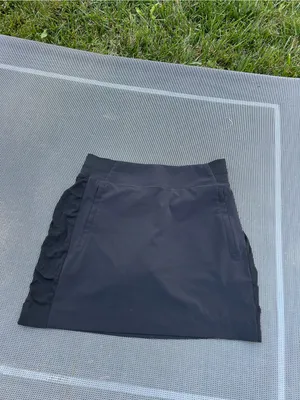 Athleta‎ Brooklyn Skort Skirt size 4 black sports tennis summer beach athletic thumbnail 3