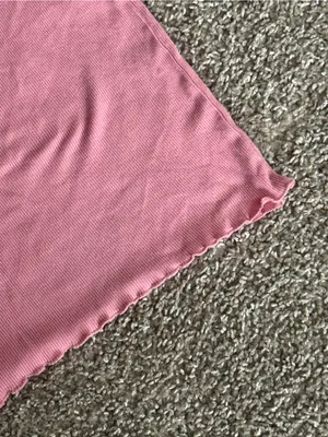 Victoria’s Secret Pink Ribbed Lettuce Hem Tank Top Large Y2K Cami 2000s thumbnail 3