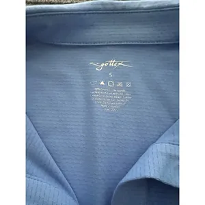 X By Gottex Womens Sleeveless Golf‎ Tennis Shirt V-Neck Ruffle Light Blue Small thumbnail 4
